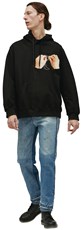 Doublet 'Hand-embroidery' cotton hoodie 219580